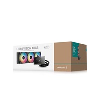 DEEPCOOL Vodní chladič LT360 VISION ARGB, 3x120mm, ARGB, AM5, LGA1851, černá