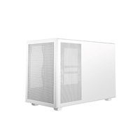 DEEPCOOL Case CH260 WOOD WH, mATX, Průhledná bočnice, bílo-dřevěná