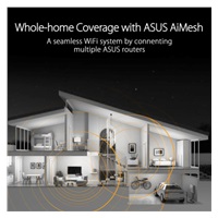 ASUS Herní Router TUF-BE3600 V2 Wifi 7 Router, 2x WAN, 3x LAN, AiMesh