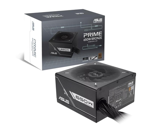 ASUS zdroj Prime 650W Bronze,135mm, 80 Plus Bronze