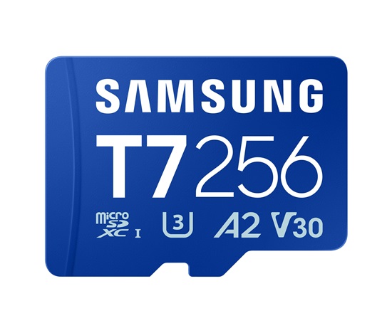 Samsung micro SD karta T7 -  256GB + USB adaptér