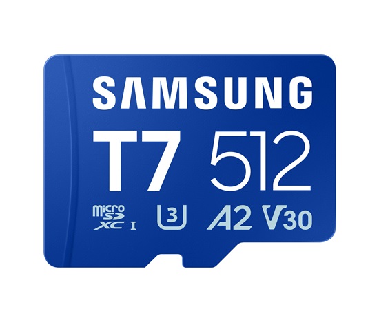 Samsung micro SD karta T7 -  512GB + USB adaptér