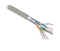 PLANET FTP Cat6, drát, 4pár, Cat6, Dca, šedý, 305m