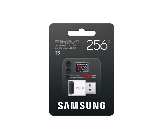 Samsung T9 microSD 256GB + USB Adaptér