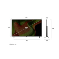 LG OLED55B56LA 55" 4K Smart TV, OLED, Perfect Black, webOS, AI Magic Remote, HDMI 2.1, USB, Wi-Fi, Bluetooth