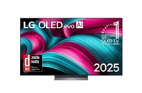 LG OLED65C54LA 65" 4K Smart TV, OLED evo, Perfect Black, webOS, AI Magic Remote, HDMI 2.1, USB, Wi-Fi, Bluetooth