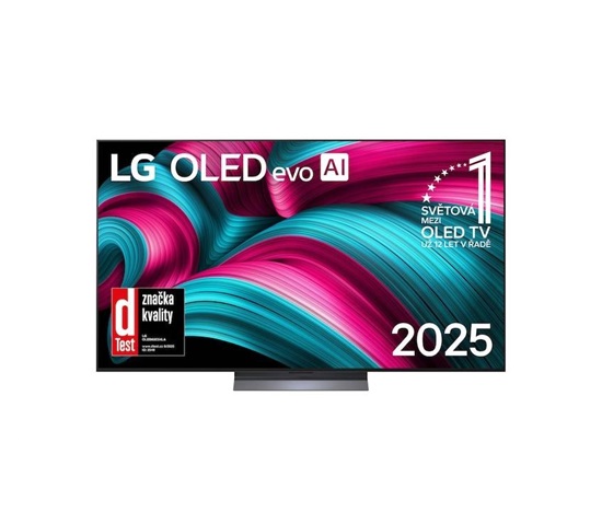 LG OLED65C54LA 65" 4K Smart TV, OLED evo, Perfect Black, webOS, AI Magic Remote, HDMI 2.1, USB, Wi-Fi, Bluetooth