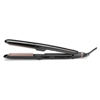 BaByliss ST493E Steam Smooth žehlička na vlasy, černá, parní systém, keramický povrch, 5 stupňů teploty