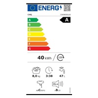 CHiQ Parní pračka 8 kg CHiQ CW086581AX ColorLuxe s barevným displejem + 12 let záruka na motor