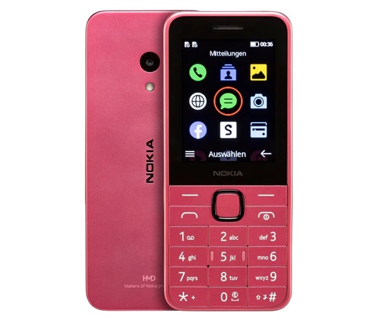 BAZAR - Nokia 225 Dual SIM, 4G, růžová (2024), (CZ, SK, HU) - rozbaleno