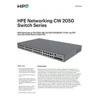 HPE Networking CW 2050 48p 10/100/1000BASE-T PoE+ 4p SFP 1G/2.5G 410W Switch