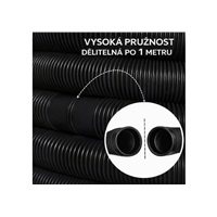Hadice bazénová CF 32 mm (6m) černá