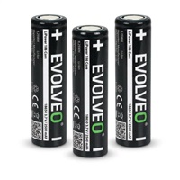 EVOLVEO LiPower 186 Core 2500 – Li-ion baterie 18650 (3.7 V / 2500 mAh) 3ks