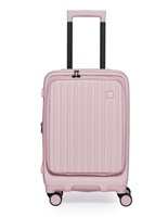 ACER Barcelona Luggage 20", světle růžový , pevný cestovní kufr, materiál: 100% recyklovaný PET, TSA kombinační zámek, p