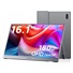 Arzopa Z3FC Portable Monitor 16.1" 180hz IPS 2K 1440P Metal Housing Přenosný monitor + pouzdro, šedý