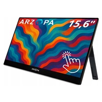 Arzopa A1T Touch Portable Monitor 15.6" IPS Full HD 1080p Metal Housing Dotykový Přenosný monitor, šedý