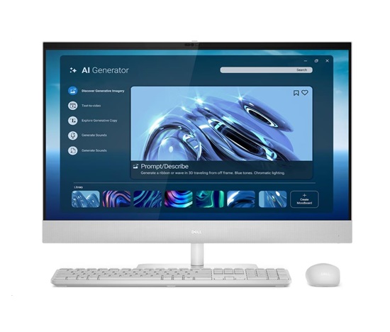 DELL PC AiO 27 All-in-One EC27250 27" FHD Touch/U7-355/32GB/1TSSD/FHD/Integrated/WLAN/Kb&Mse/W11 Pro/3Y PS NBD