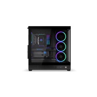 Endorfy skříň Fishtank 6000 Corona,Průhledná bočnice, E-ATX, 4x ARGB 120mm, černá