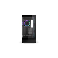 Endorfy skříň Fishtank 6000 Corona,Průhledná bočnice, E-ATX, 4x ARGB 120mm, černá