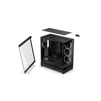 Endorfy skříň Fishtank 6000 Corona,Průhledná bočnice, E-ATX, 4x ARGB 120mm, černá