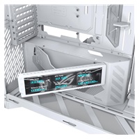 ASUS case ROG Cronox ARGB, E-ATX, Průhledná bočnice, 4x120mm ARGB, bílá