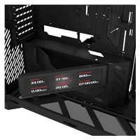 ASUS case ROG Cronox ARGB, E-ATX, Průhledná bočnice, 4x120mm ARGB, černá