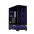 ASUS case PRIME AP304 TG ARGB BLACK, ATX, Průhledná bočnice, 4x120mm ARGB, černá