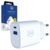 3mk FlowPower 25W 1A1C PD QC4+ White