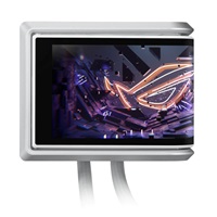 ASUS vodní chladič CPU AIO ROG RYUO IV 360 ARGB, 3x120mm, LGA1851, AM5, bílá