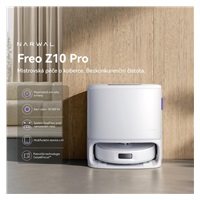 Narwal Freo Z10 Pro white - AI robotický vysavač s rotačním mopem a samočistící stanicí