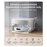 Narwal Flow compact station - AI robotický vysavač s pásovým mopem a samočistící stanicí s napojením na odpad