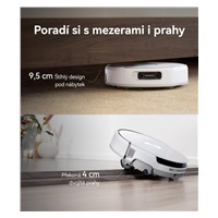 Narwal Flow compact station - AI robotický vysavač s pásovým mopem a samočistící stanicí s napojením na odpad