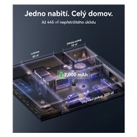 Narwal Flow2 compact station - AI robotický vysavač s pásovým mopem a samočistící stanicí s napojením na odpad