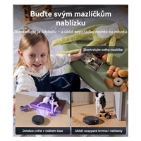 Narwal Flow2 compact station - AI robotický vysavač s pásovým mopem a samočistící stanicí s napojením na odpad