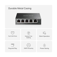 MERCUSYS switch MS105GS-M2 (5x2,5GbE, fanless)