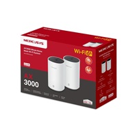 MERCUSYS Halo E85X(2-pack) WiFi6 Mesh (AX3000,2,4GHz/5GHz,1x2,5GbELAN/WAN,2xGbELAN/WAN)
