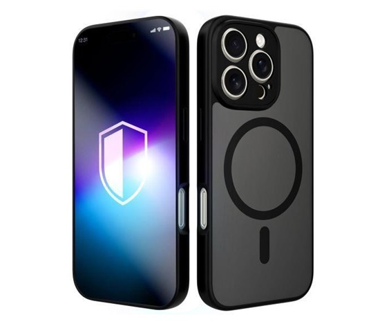 3mk ochranný kryt Misty MagCase Black pro Apple iPhone 16 Pro