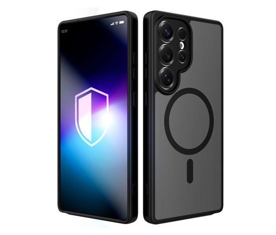 3mk ochranný kryt Misty MagCase Black pro Samsung Galaxy S25 Ultra