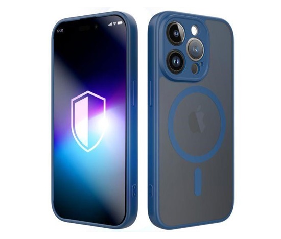 3mk ochranný kryt Misty MagCase Blue pro Apple iPhone 15 Pro