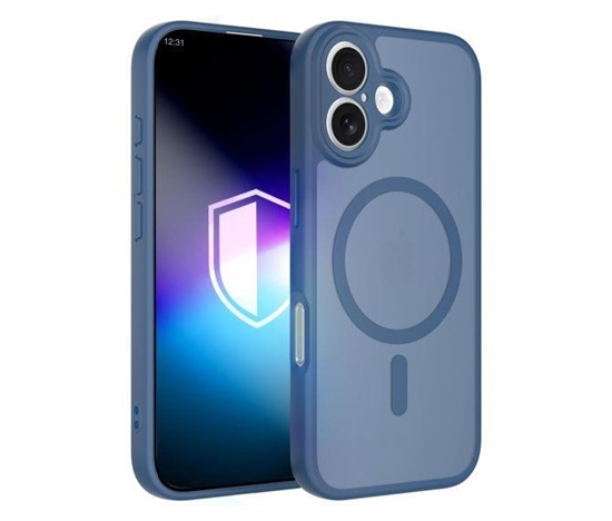 3mk ochranný kryt Misty MagCase Blue pro Apple iPhone 17