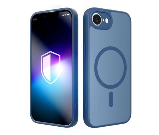3mk ochranný kryt Misty MagCase Blue pro Apple iPhone 16E/ iPhone 17E