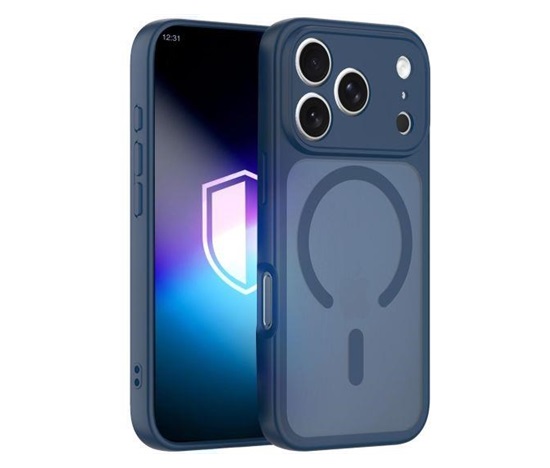 3mk ochranný kryt Misty MagCase Blue pro Apple iPhone 17 Pro Max
