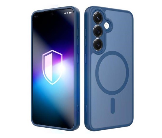 3mk ochranný kryt Misty MagCase Blue pro Samsung Galaxy S25