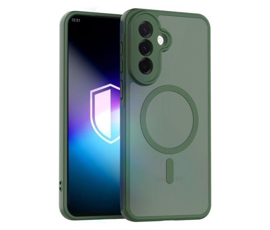 3mk ochranný kryt Misty MagCase Green pro Samsung Galaxy A37