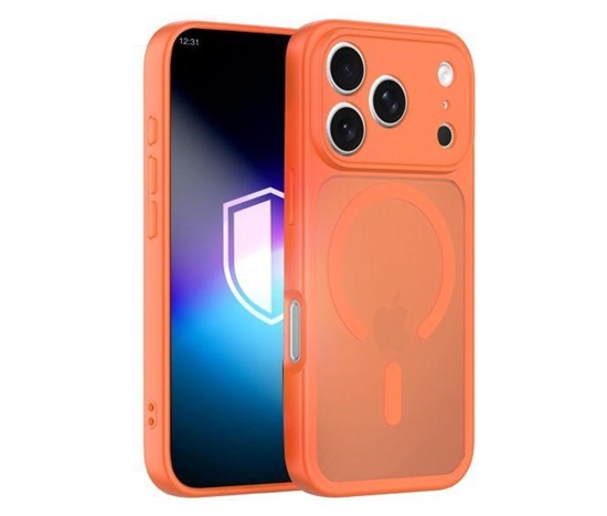 3mk ochranný kryt Misty MagCase Orange pro Apple iPhone 17 Pro Max