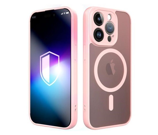3mk ochranný kryt Misty MagCase Pink pro Apple iPhone 15 Pro
