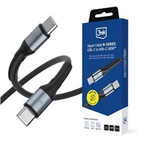 3mk Hyper Cable N-SERIES C to C 3m PD 3.0 QC 3.0 20V/5A 100W Black