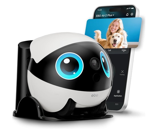 BAZAR - Enabot EBO Air2 Plus - Robotický AI společník s 3K kamerou - Poškozený obal (Komplet)