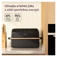Cosori Dual Blaze Twin Fry Compact horkovzdušná fritéza 8,6 L, keramika, černá