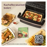 Cosori Dual Blaze Twin Fry Compact horkovzdušná fritéza 8,6 L, keramika, černá
